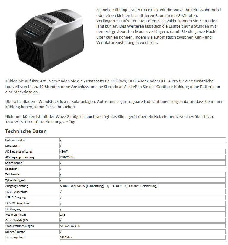 EcoFlow Wave 2